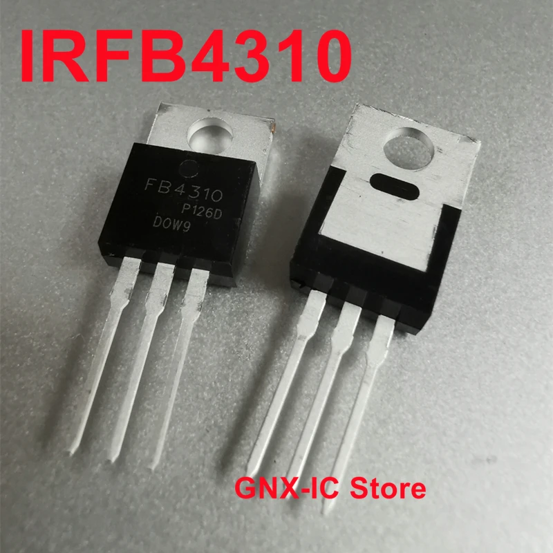 10PCS-50PCS/Lot 100% Real Original New IRFB4310PBF IRFB4310 TO-220 MOS N Channel MOSFET 100V 140A FB4310