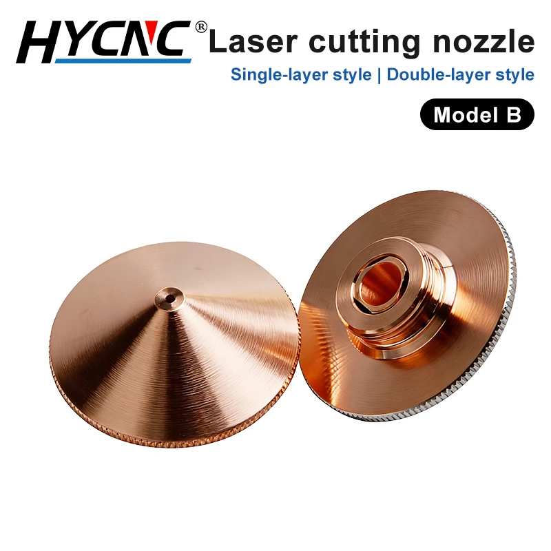 Fiber optic cutting machine high-speed cutting nozzle D32 H15 M14 thread with 1.0-5.0mm diameter CNC cutting equipment