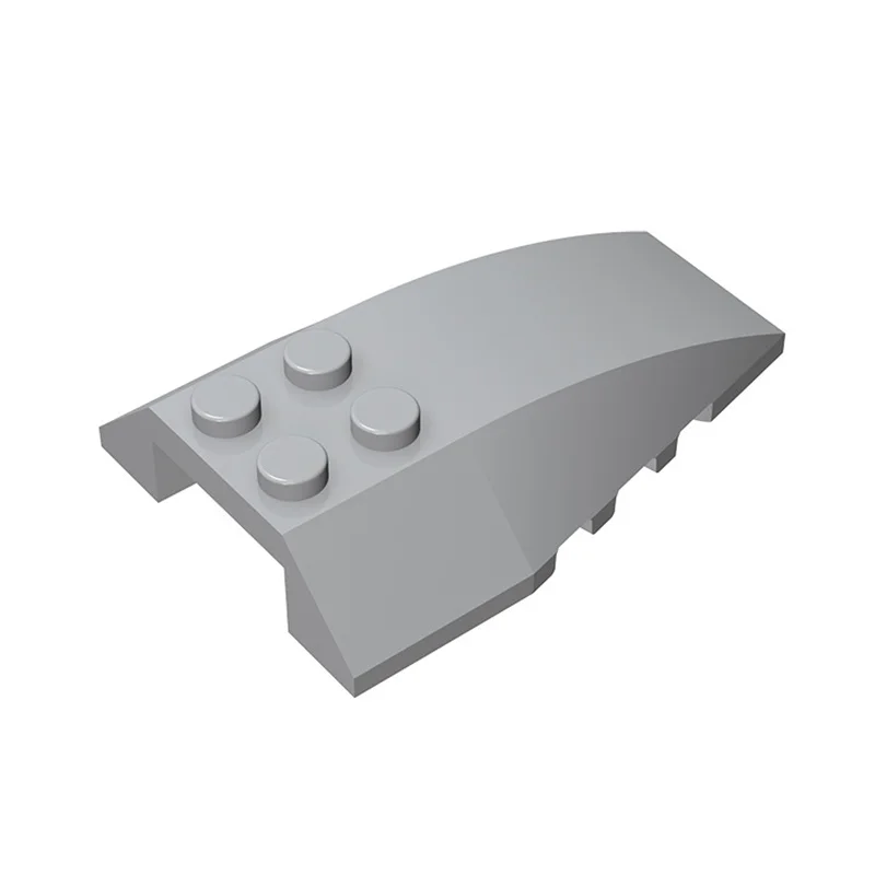 Regenboog Varken Moc Onderdelen 43712 Wedge Gebogen 6X4 Triple Compatibel Bricks Diy Assmble Bouwstenen Deeltje Puzzel Hersenen speelgoed