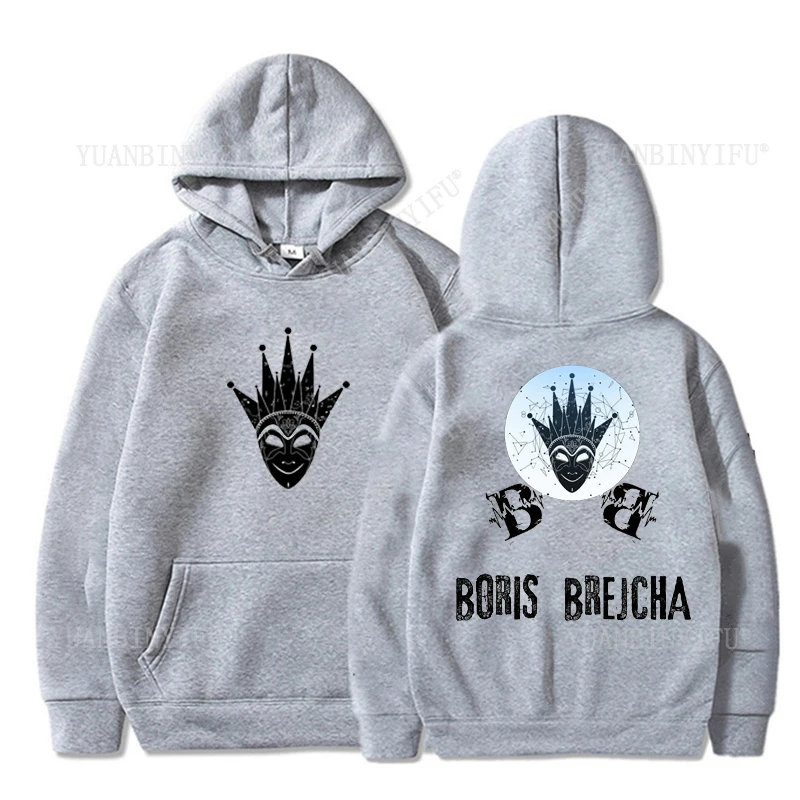 الكلاسيكية الشارع موضة عادية الهيب هوب بوريس بريجشا Dj قناع كول قصير الرجال النساء البلوز هوديس البلوز Y2K الموضة #5