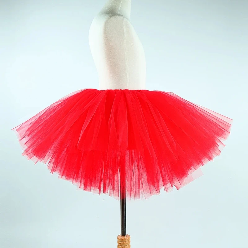 Half Angel Half Devil Costume for Girls Halloween Dress Up Outfit Red White Baby Girl Tulle Tutu Skirt Kids Carnival Party Tutus - view 4