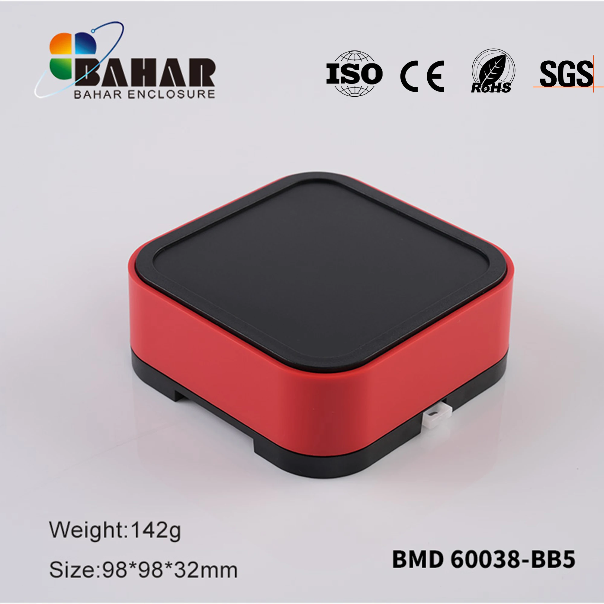 Bahar Enclosure ABS Plastic Housing DIN Rail Type Enclosure Wire Junction Box Instrument Case MODEL BMD 60038-BB