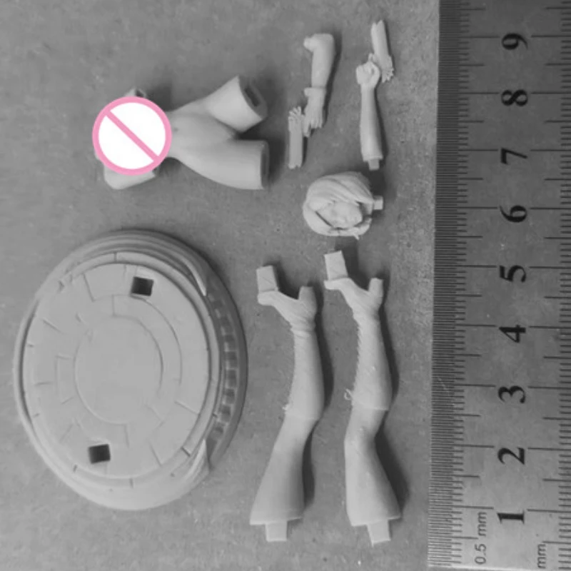 Special Attack Girl Resin Figures 1/24 Model Kit Unpainted and Unassembled Toys Free Shipping