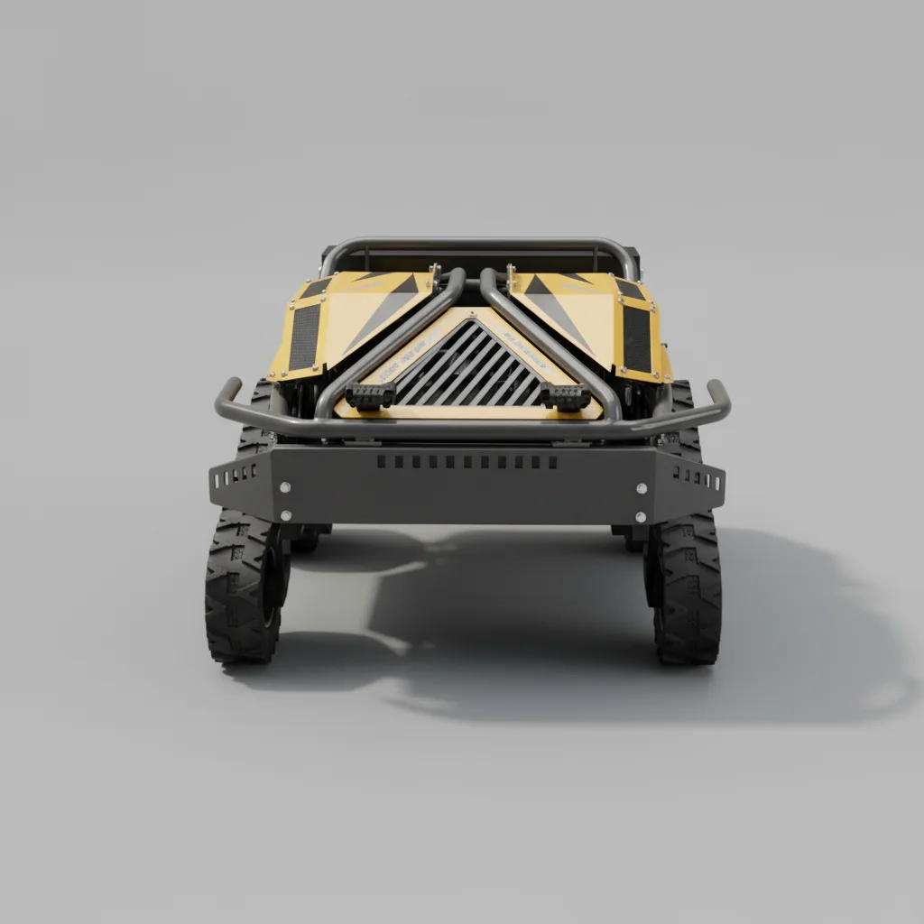 

Fast Delivery Remote Crawler Lawn balanced chassis wireless frequency locked remote slope adaptive core lawn mower