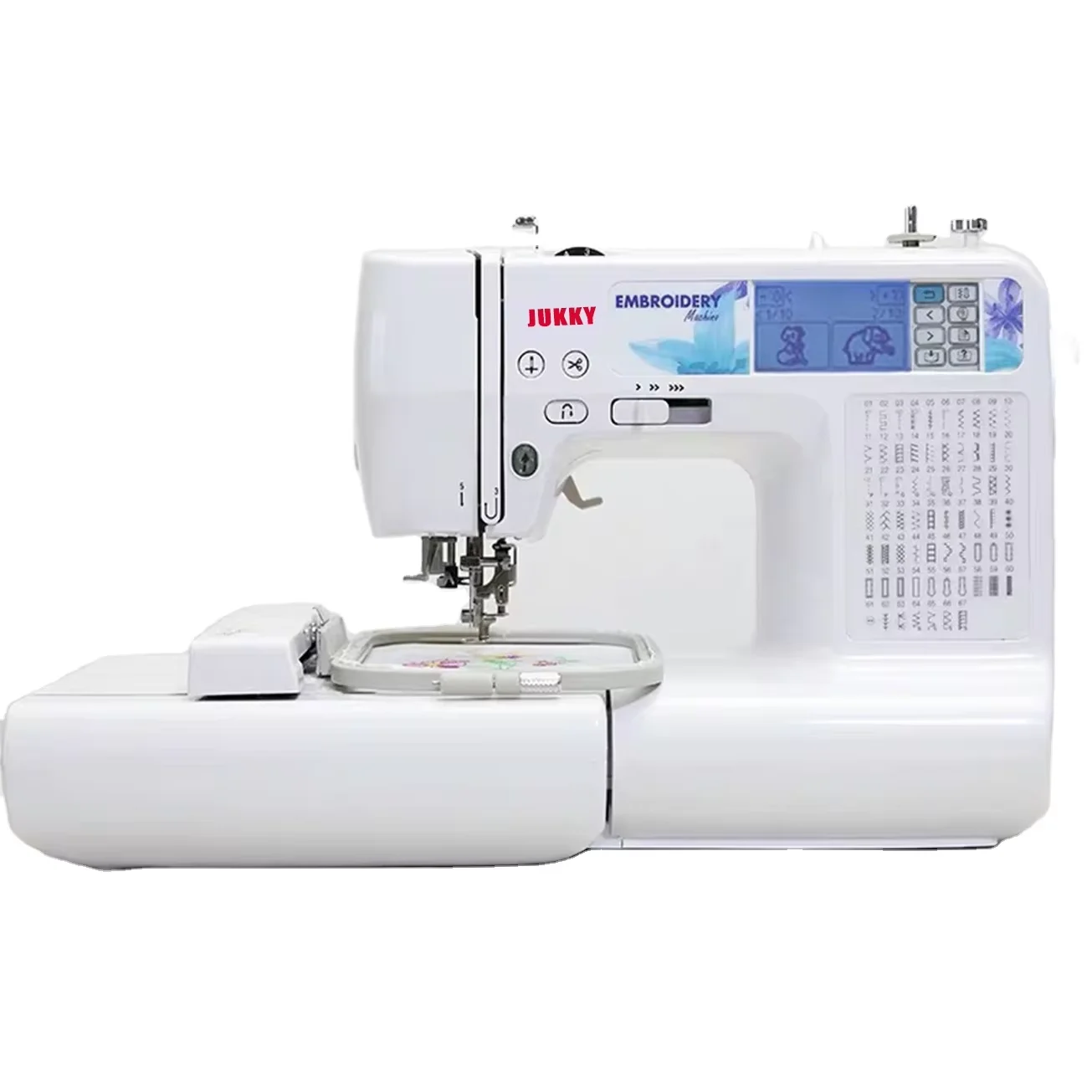 JK890 Domestic Home Multi-Function Embroidery Sewing Machine with 67 Patterns and Automatic Thread Trimming Routing