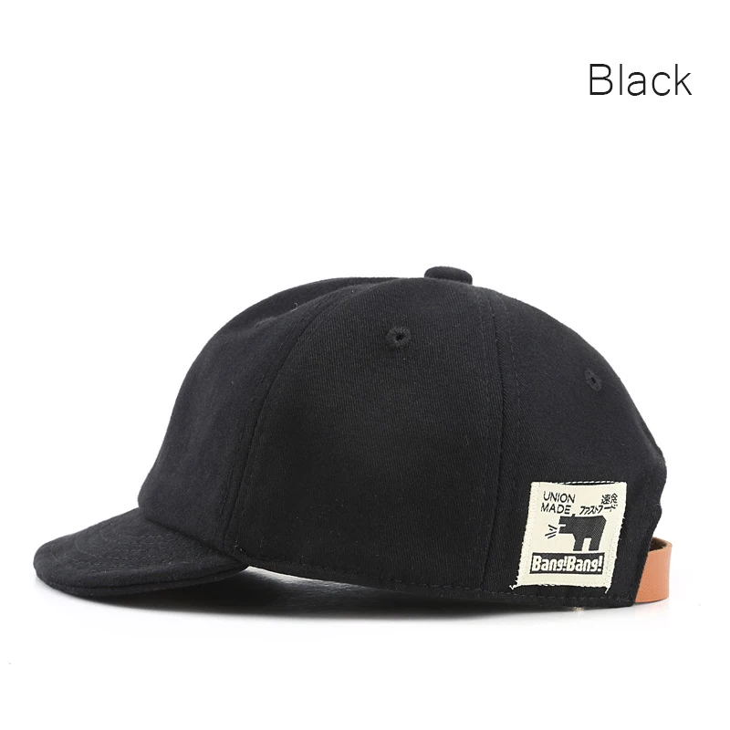 Casual Baseball Cap for Wimen and Men Short 5CM Visors Sun Caps Cotton Soft Top Hats Fashion Snapback Hat Unisex 2024