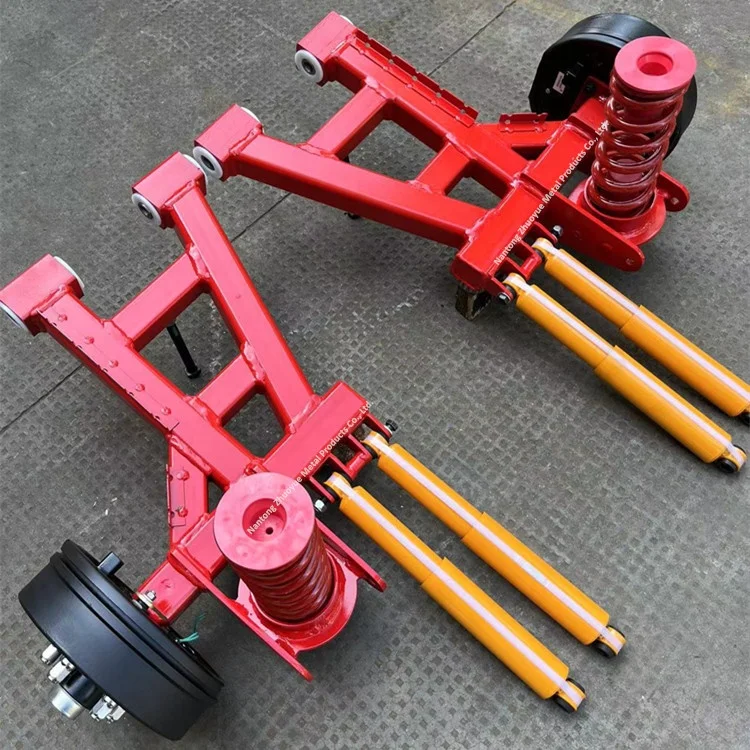 

3.5T Heavy-Duty Dual Axle Trailer Suspension Kit | Leaf Springs & Hanger Set for Utility & RV Builds