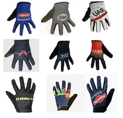 Winter Fleece Thermal ALPECIN UAE JUMBO INEOS Team One Pair Full Finger Cycling Jersey Gloves MTB Road Mountain Gel Gloves