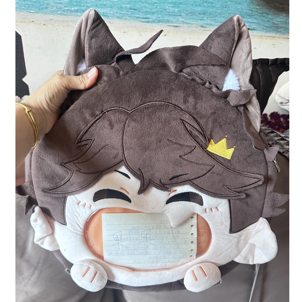 

Аниме Oikawa Tooru, плюшевая сумка для косплея, прозрачный рюкзак Itabag с большим ртом, регулируемый ремень, сумки через плечо, кошелек