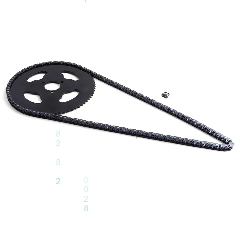 Motorcycle T8F 38T/44T/54T/58T/64T/74T Rear Chain Sprocket 136link Chains For 47cc 49cc Pocket Bike Mini Moto Quad ATV