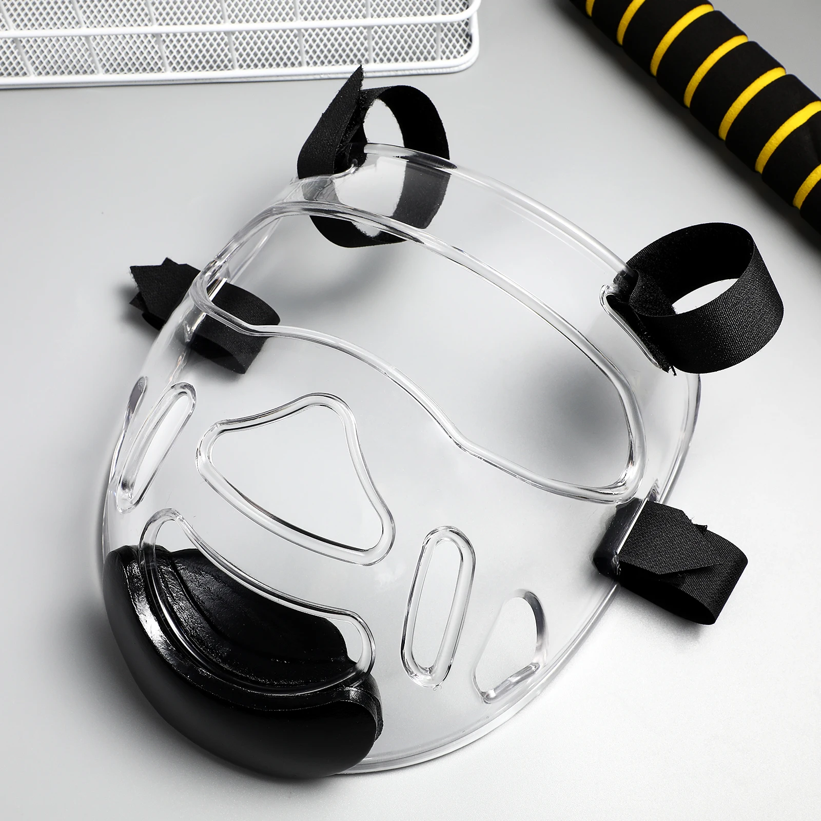 

1PC Taekwondo Durable Tempered Plastic Detachable Protector Guard for Boxing Sparring Head Cover