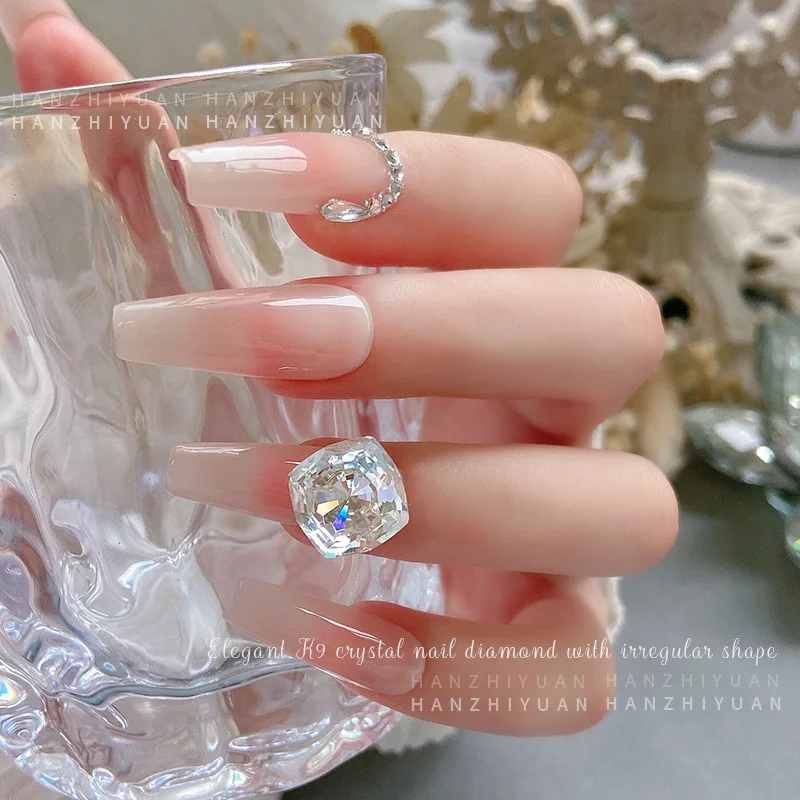 5 pezzi di strass per unghie, ciondoli in cristallo, diamanti per manicure, accessori per gioielli con diamanti a forma speciale