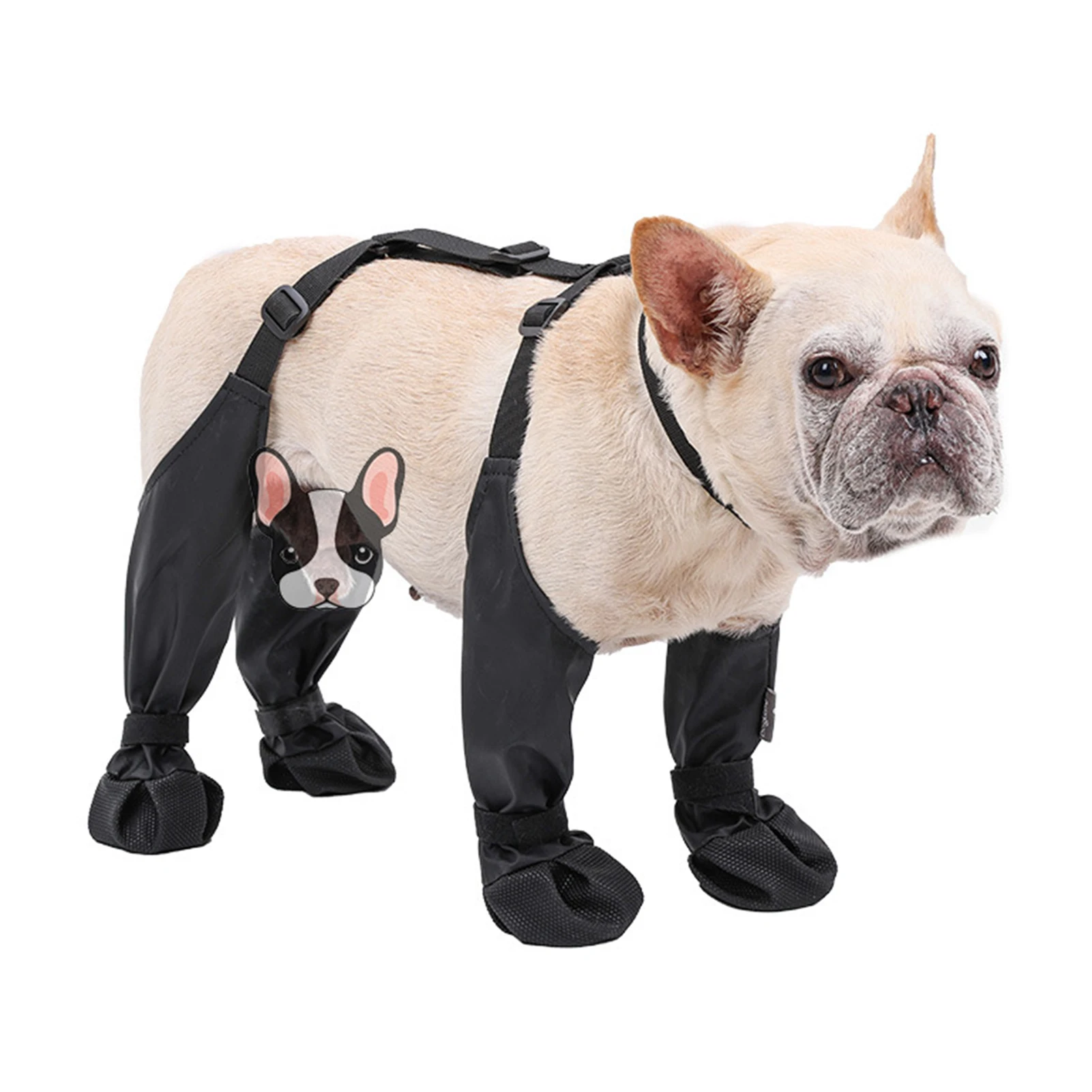 Pet Paw Shoes for All Season Use, Waterproof Suspender Boots, Universal, Anti-Dropping, Outdoor