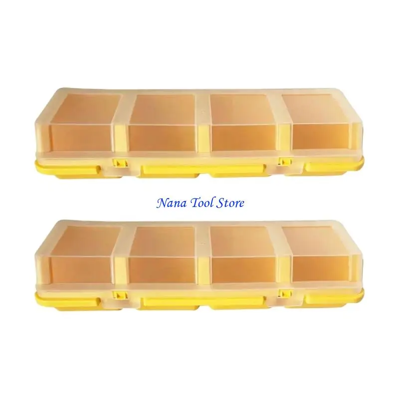 31GJ Plastic Parts Storage Case with Front Clasps for Home Repair Supplies