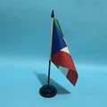 Black plastic pole
