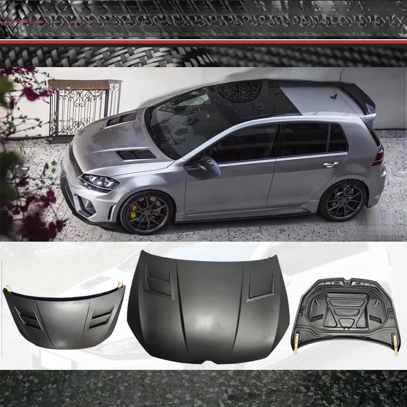 

Wet Carbon Fiber Style Hood MK7 MK7.5 R 2014-2019 Car Body Parts