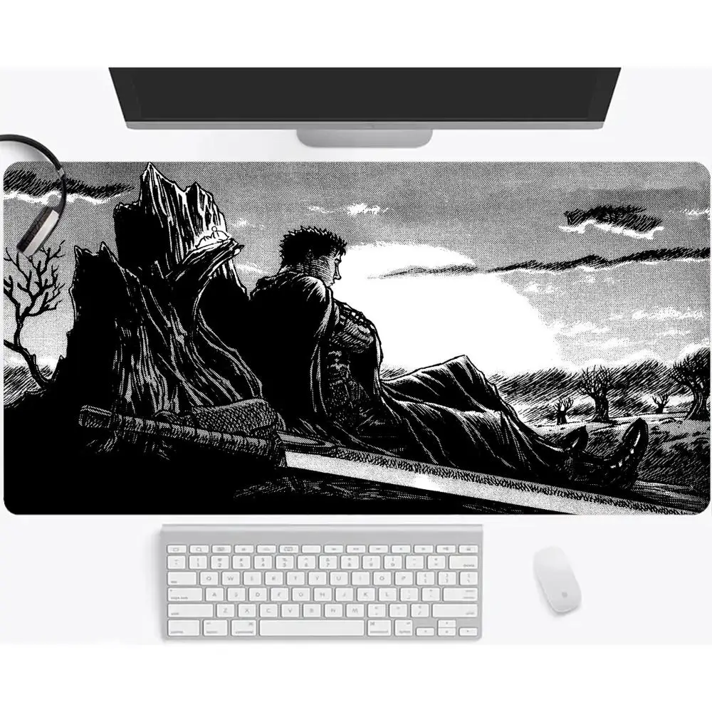 

Коврик для мыши Темный настольный коврик Коврик для офисной спальни Противоскользящий коврик для мыши для настольного компьютера для ноутбука