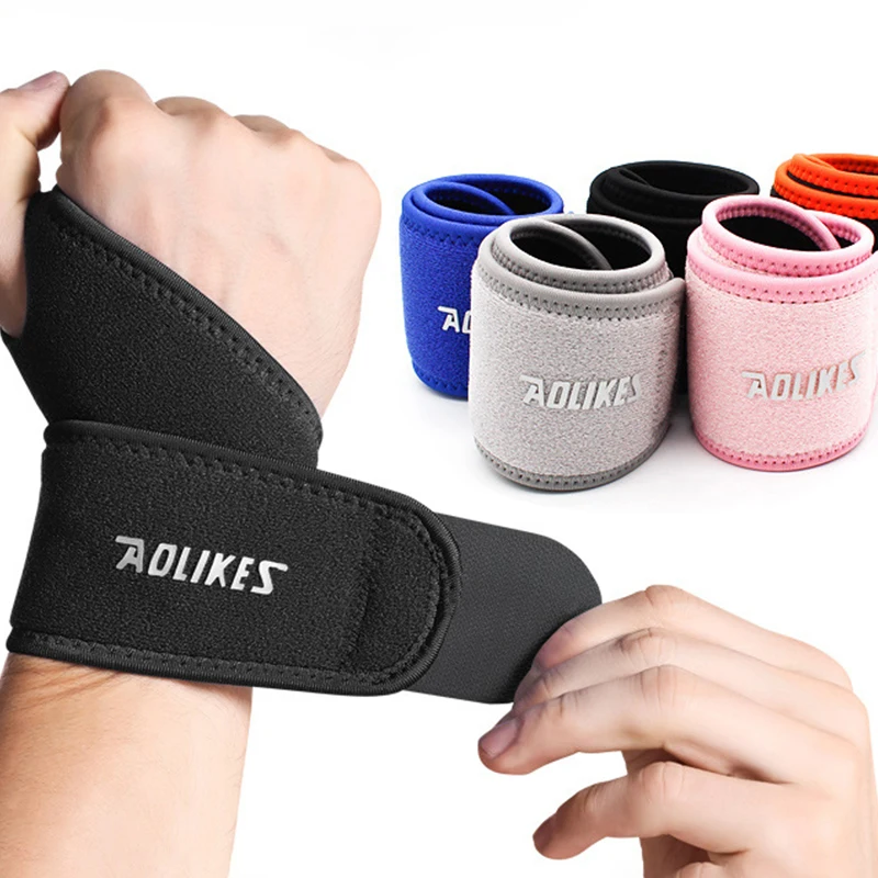 Adjustable Basketball Wrist Strap Wristband Carpal Tunnel Brace Wrist Sport Wrist Pain Relief for Arthritis Wrist Bandage Wrap