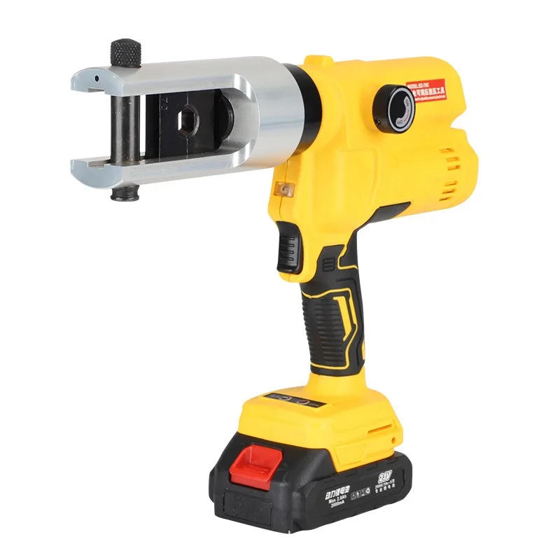 

Cordless Lithium Battery Hydraulic Crimping Tool Adjustable Pressure Small Portable For Copper Aluminum Terminal Electrician