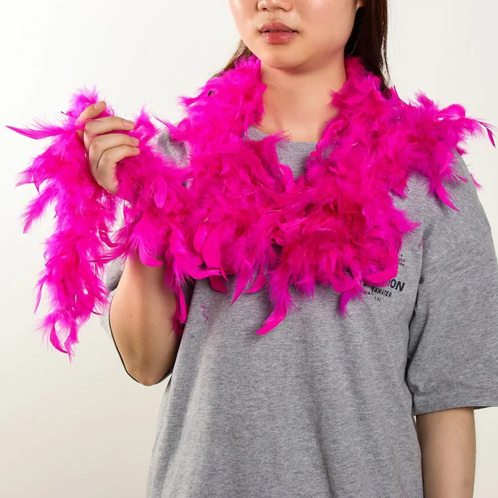 2M Party Fancy Dress Fluffy Wedding Supplies Cosplay Grament Accessaries Apparel Fabric Feathers Feather Boa Strip