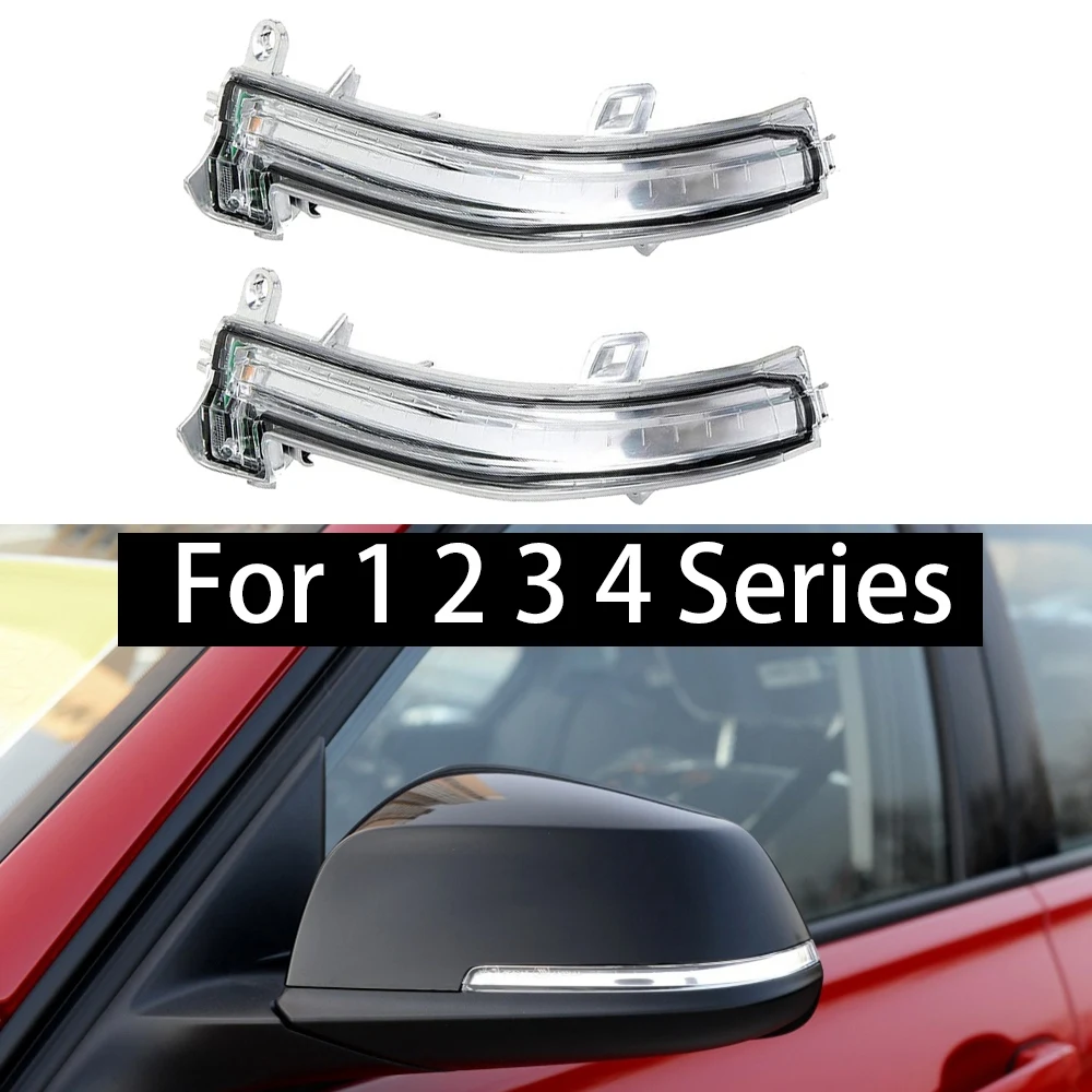 for BMW 1 2 3 4 Series F22 F30 F32 F33 F34 F36 Left Rear View Mirror Light Auxiliary Turn Signal Lamp 63137280771