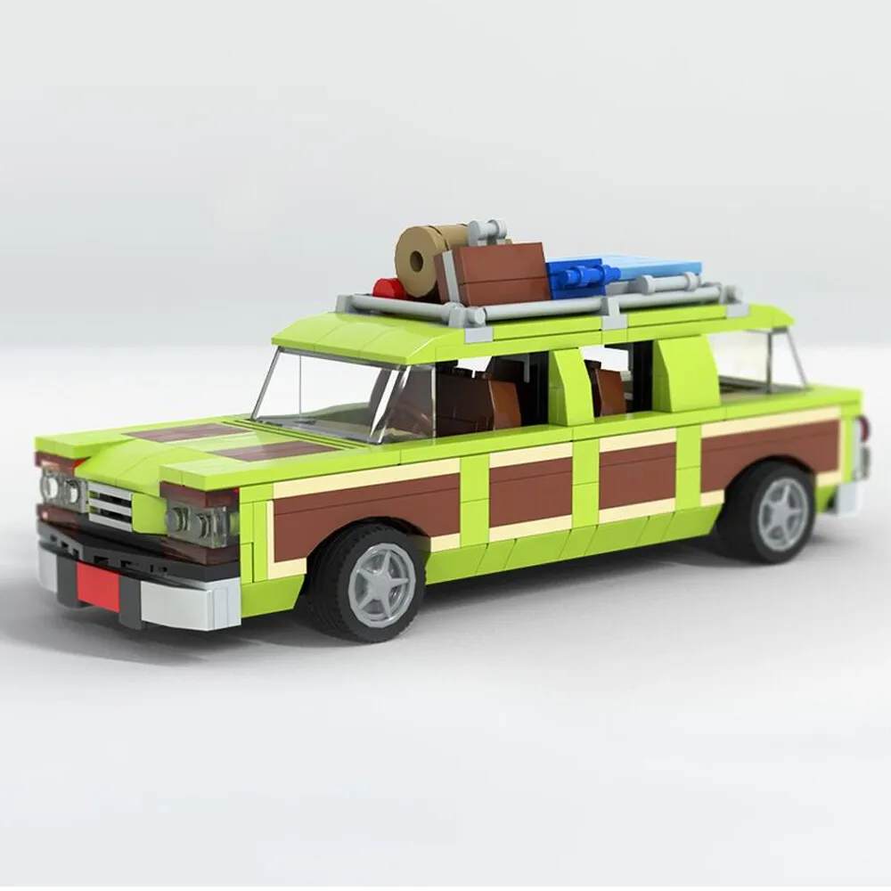 

C5155 Station Wagon Car Model Building Toys Set for Collection 385 Parts