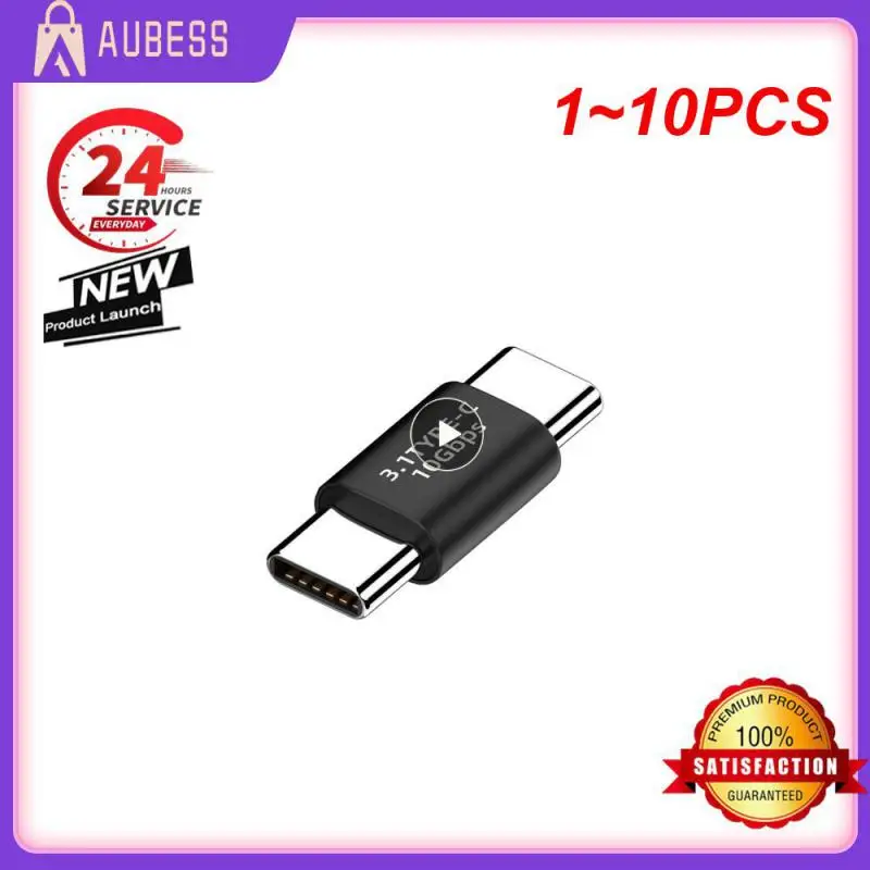 Адаптеры OTG типа C к Type C, 1-10 шт., 3,1 Gen2, 10 Гбит/с, конвертер, коннектор для зарядки и передачи данных