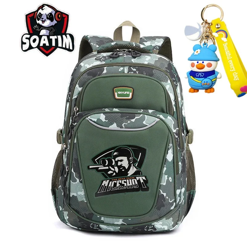 Sacs d'école imperméables pour enfants, sacs à dos d'école primaire pour garçons, cartable pour enfants, sac à dos Orth4WD, mochila inftalk l