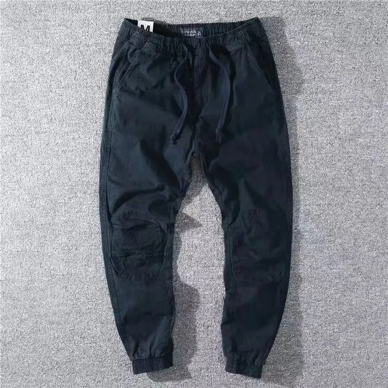 Jogging pants Men\'s Harem pants Men\'s breathable jogging pants Streetwear elastic waist casual oversized pants