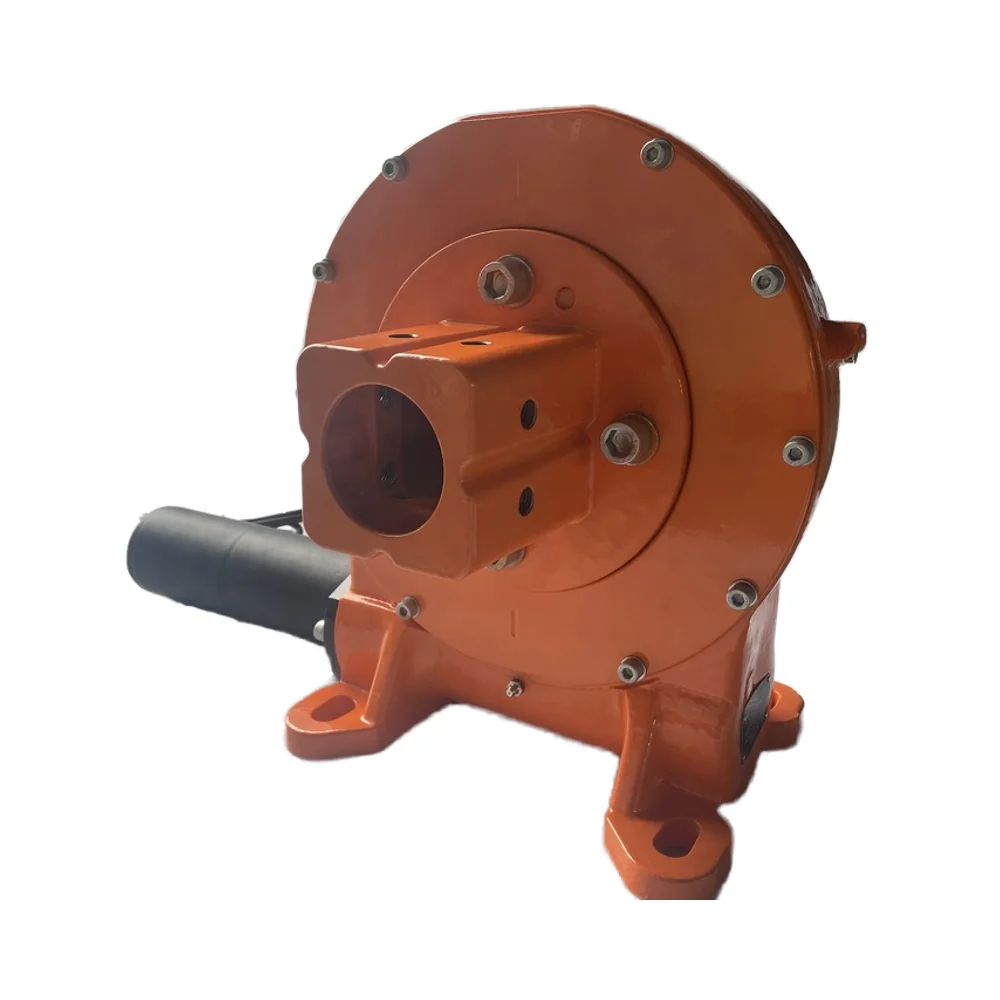 Vertical PV Module Sun Tracker with Worm Gear Reduction Motor Slewing Arrangement  VH9-61S110-RC-24H15300-REV.A