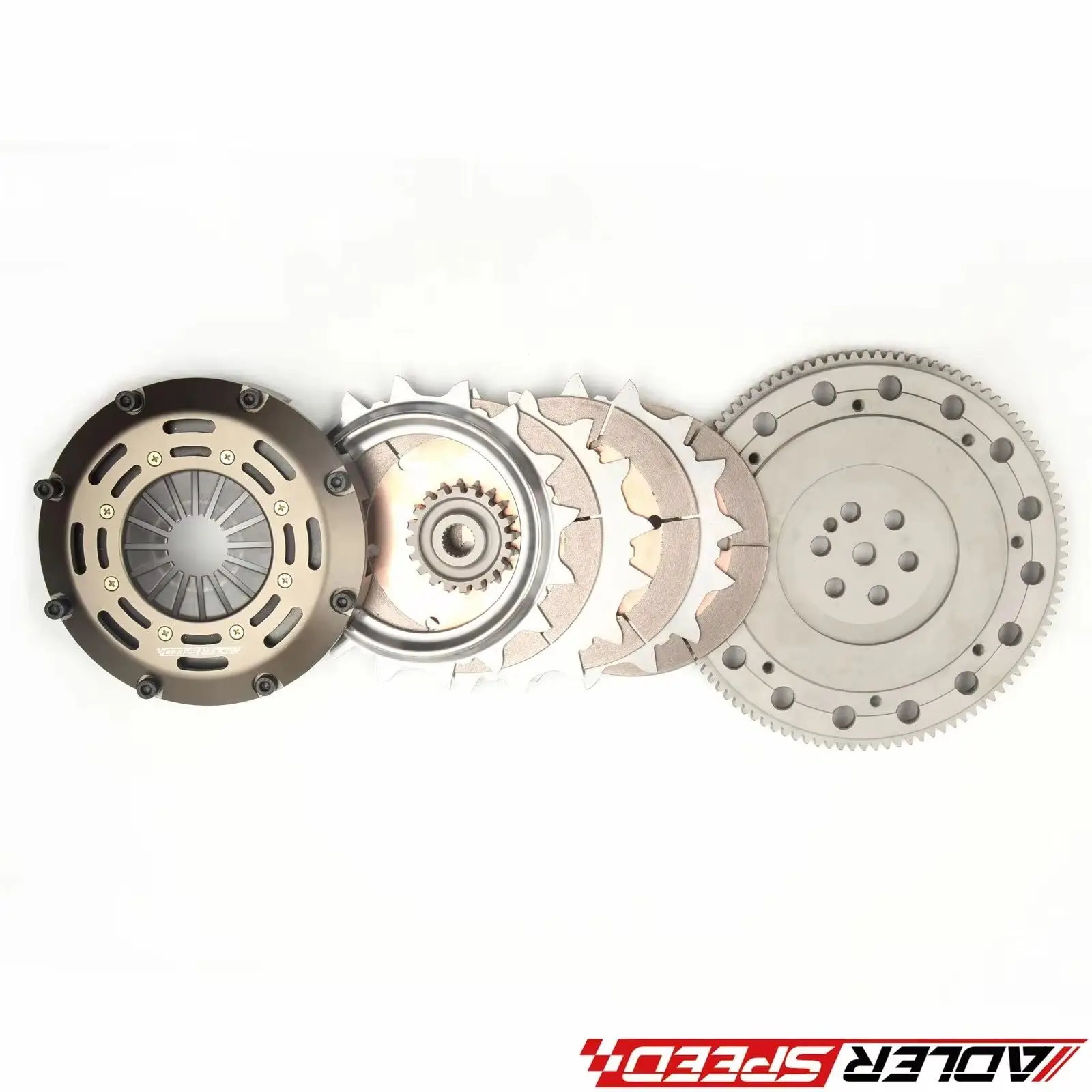 قرص ثلاثي لقابض السباق المتقدم لميتسوبيشي إكليبس تالون TSi ليزر RS 4G63 توربو #3