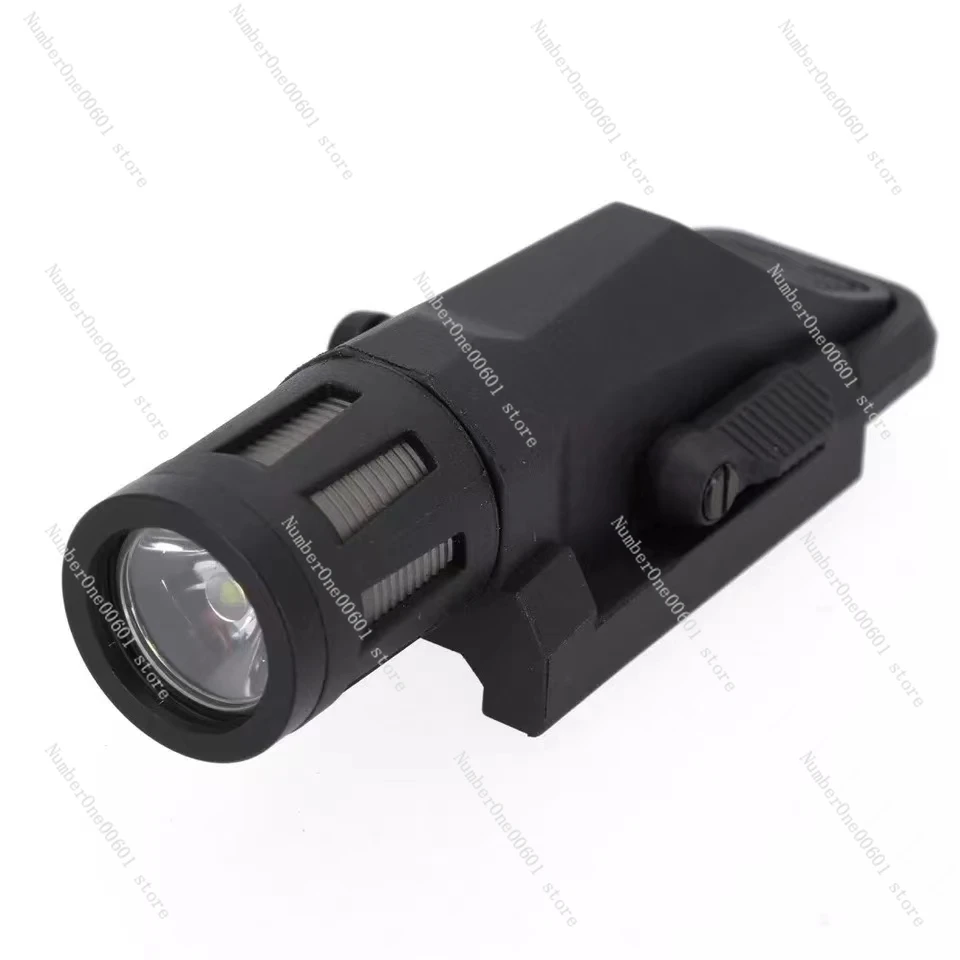 Sight, LED Strong Light Tactical Black Sand Flashlight, Element Measuring Switch Hanging Flashlight