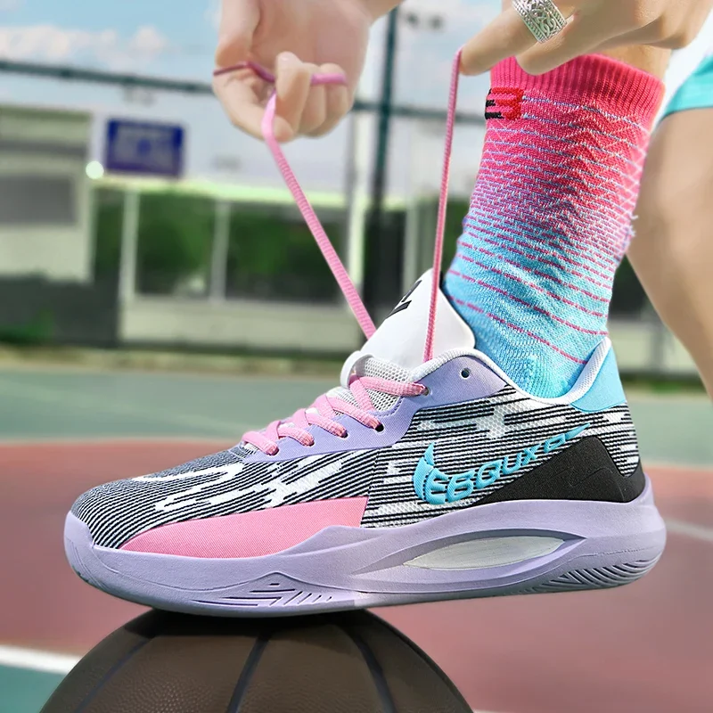 أحذية كرة سلة احترافية مضادة للانزلاق للطلاب والطلاب ، أحذية رياضية للصدمات ، ارتداد ، جديد ، خريف ، #2