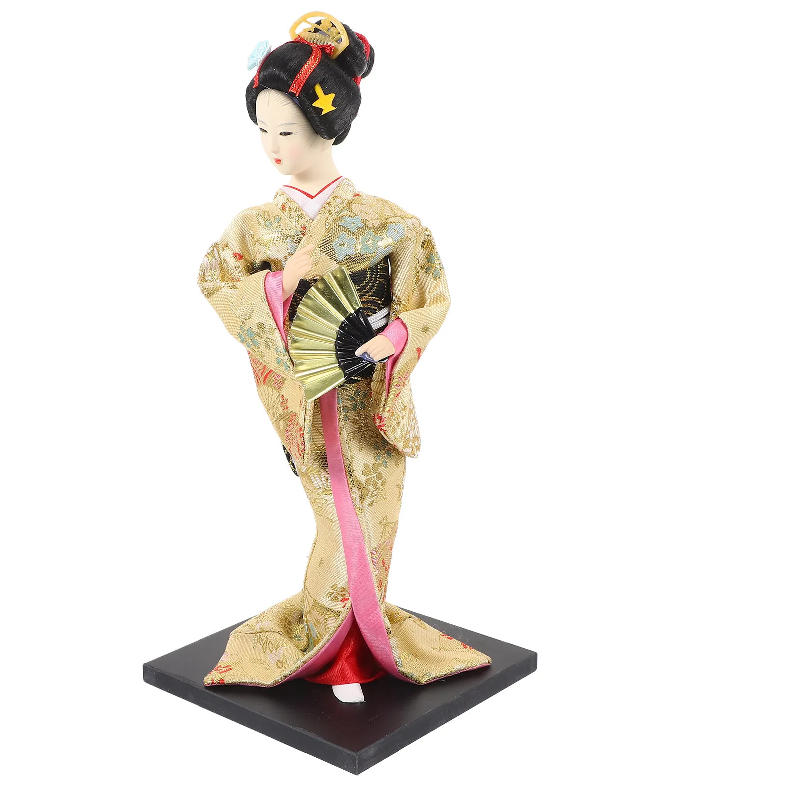 

Japanese Kimono Ornament Traditional Maiko Small Decorative Home Desktop Accent Artistic Living Room Coffee Shop Decoration