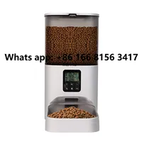 LCD Display Recording Voice Intelligent Smart Pet Feeder Automatic Multi Meal Set Easy Control Large 6L Pets Feeder