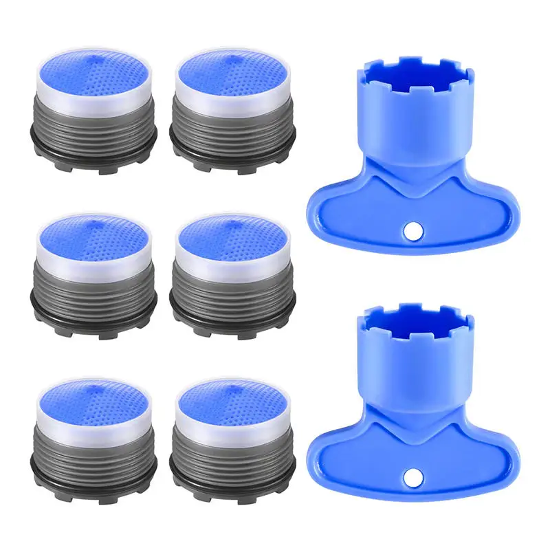 

Набор из 8 аэраторов для смесителей: Экологичные, высокоскоростные, водосберегающие, для душа, с фильтрацией ABS