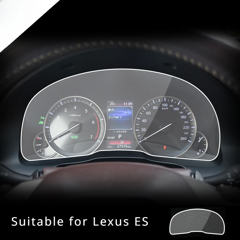 

For Lexus ES 2013 2014 2015 2016 2017 LCD Dashboard Screen TPU Protective Film Anti-scratch Speedomete interior Car Accessories