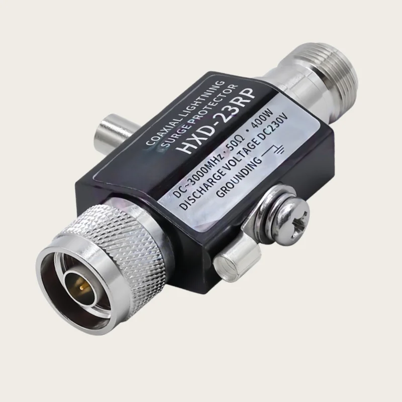 CA-23RP N Male to N Female Lightning Arrestor Connector  Relay Station Base Station Protector Arrester for Equipment