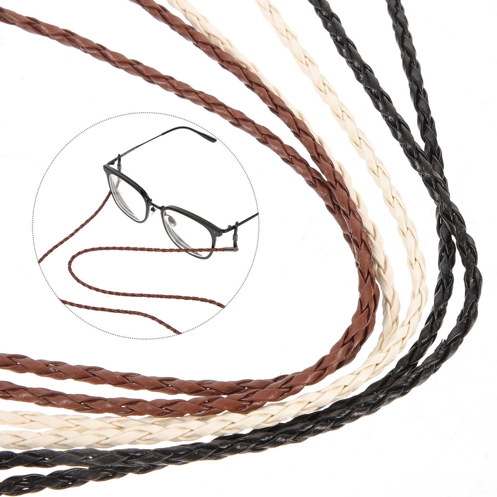 

3pcs Eyeglasses Holder Straps Anti-Lost Lanyards Glasses Chains Portable Chic Design Sunglasses Retainer For Women Men Kids