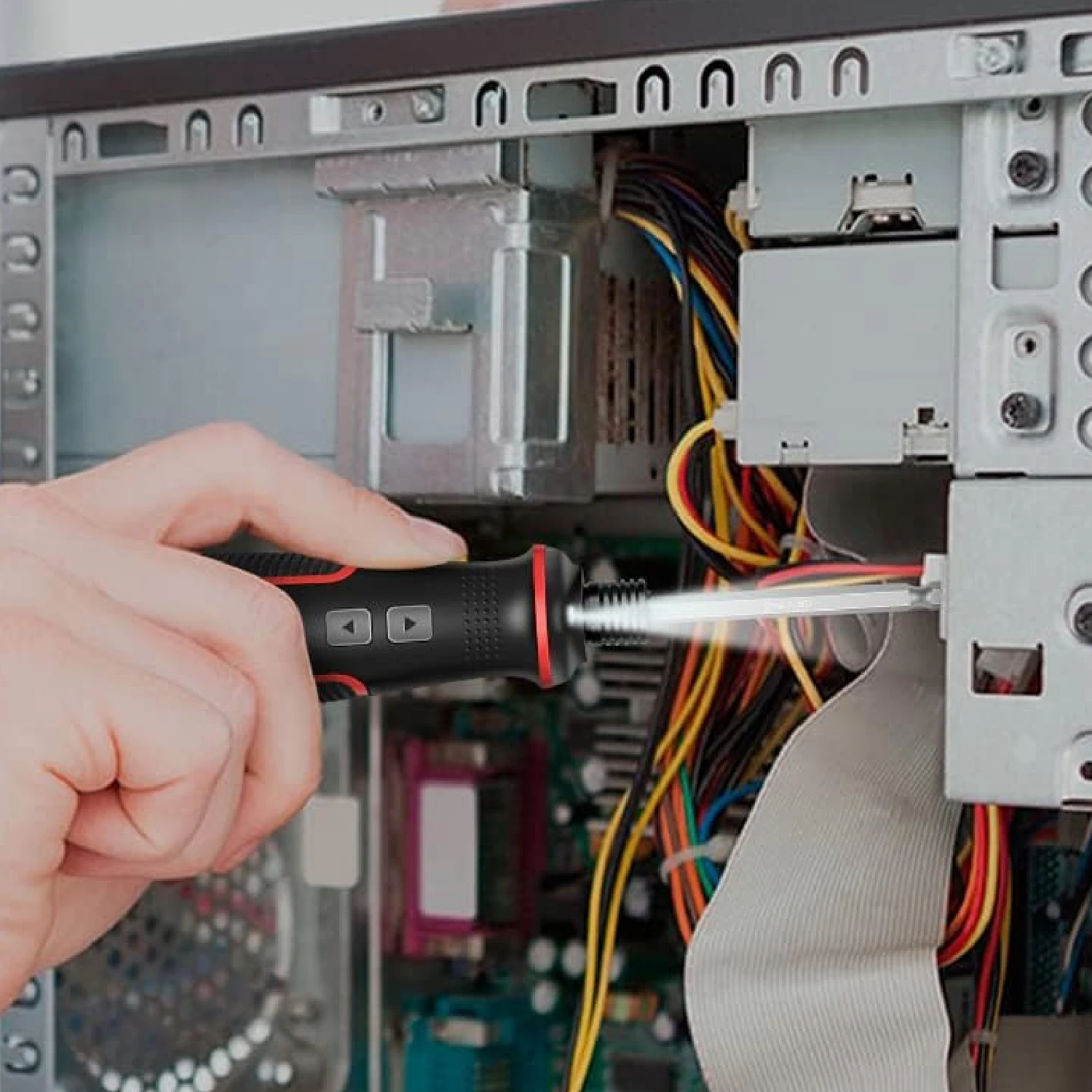 3.6 فولت مفك كهربائي لاسلكي مجموعة قوية 2000 مللي أمبير قابلة للشحن مفك مجموعة المنزلية السيارات مفك مسامير إصلاح الكمبيوتر