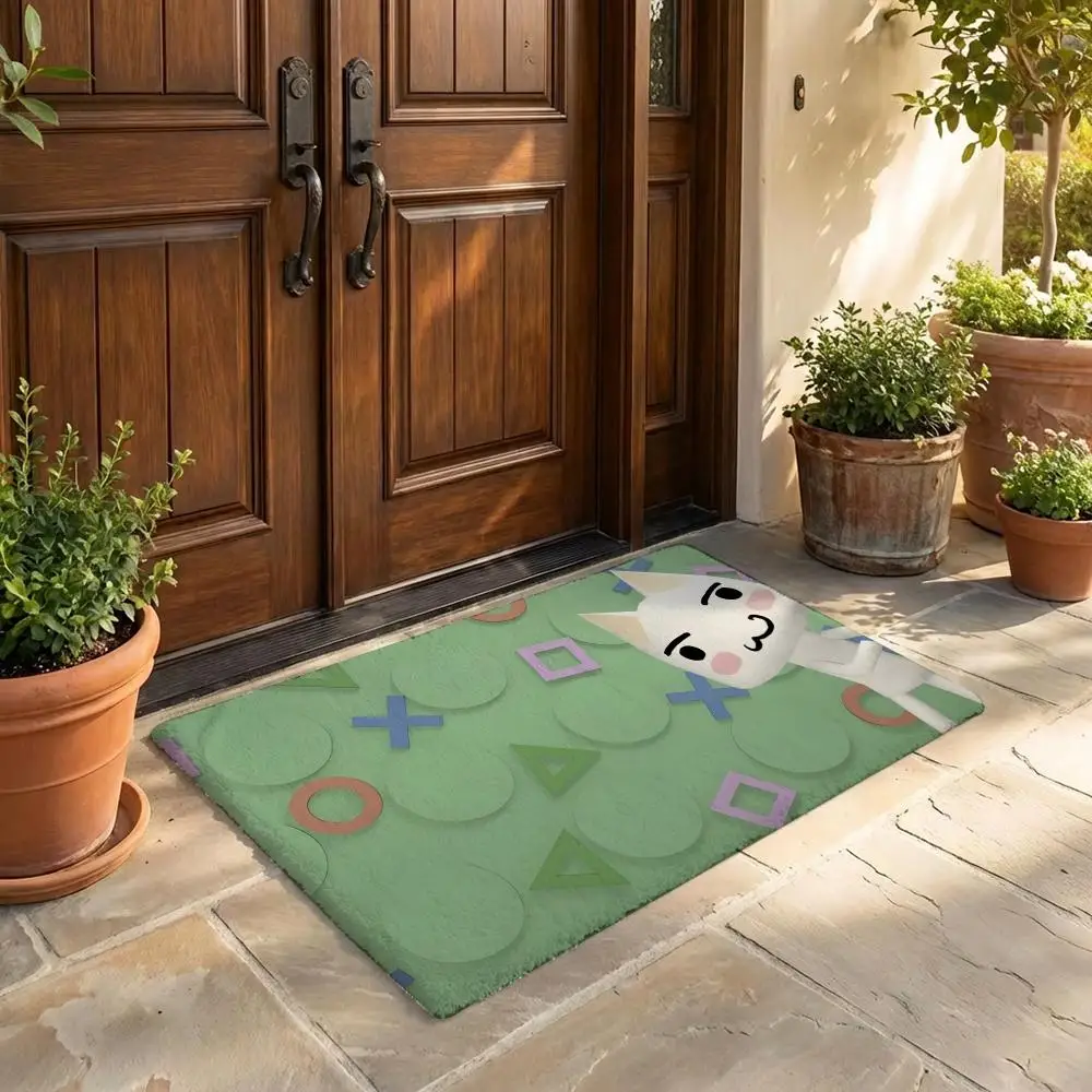 Alfombra de franela Kwaii Anime T-Toro Inoue, alfombra antideslizante para puerta, decoración del hogar para dormitorio, sala de estar