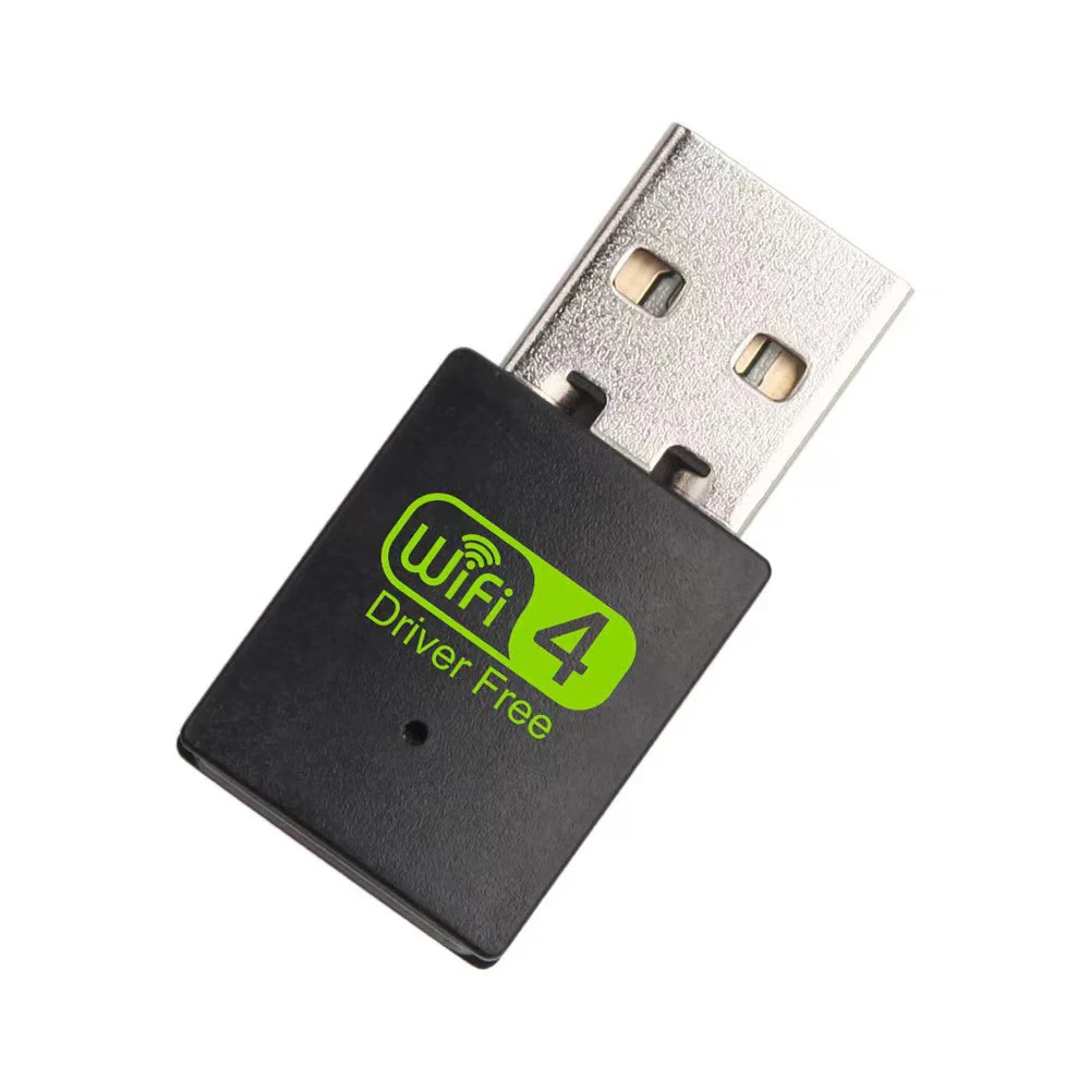 Mini adaptateur WiFi USB, 300Mps, pilote gratuit, dongle Wi-Fi, carte réseau sans fil pour ordinateur de bureau, PC portable, Windows, carte réseau Wi-Fi