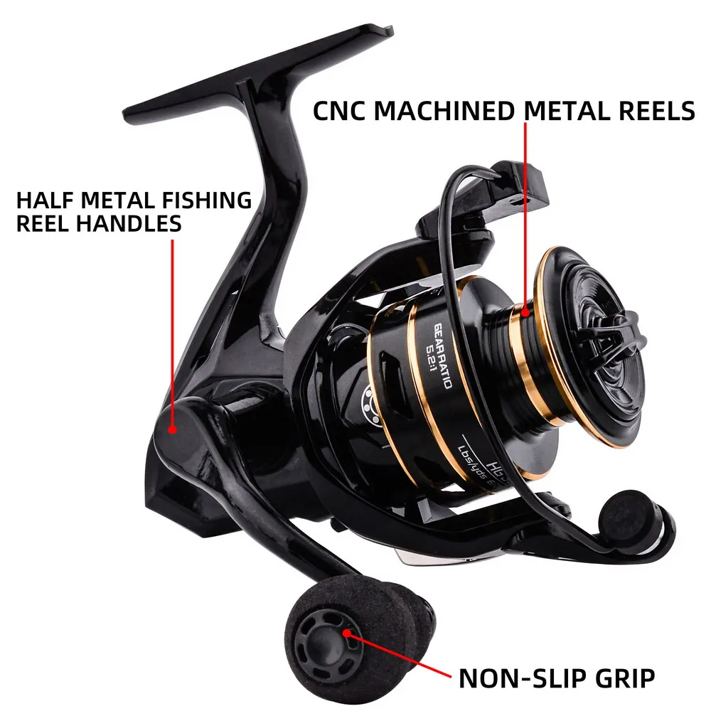 Carrete de pesca Aorace CNC – 26LB de arrastre para agua dulce y salada - imagen 5