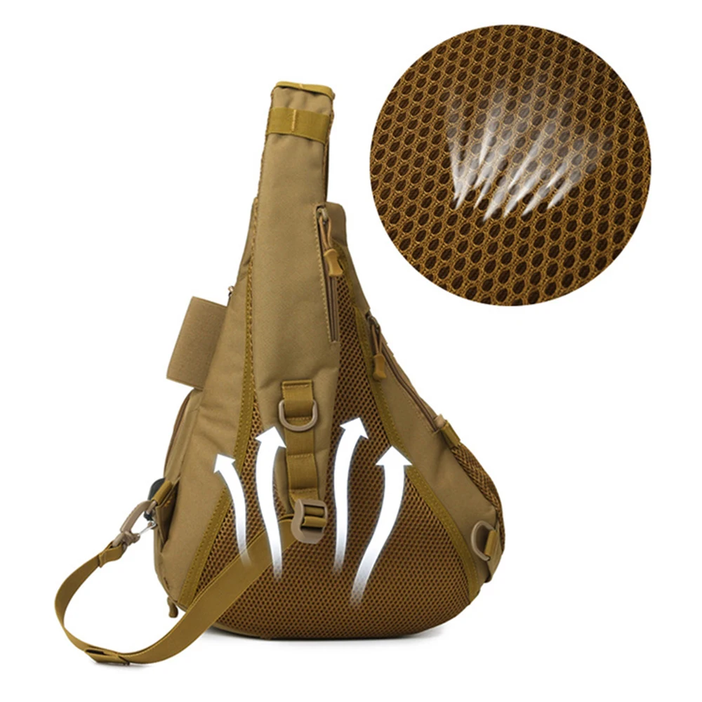 Mochila táctica bandolera pecho impermeable – Outdoor senderismo caza - imagen 5