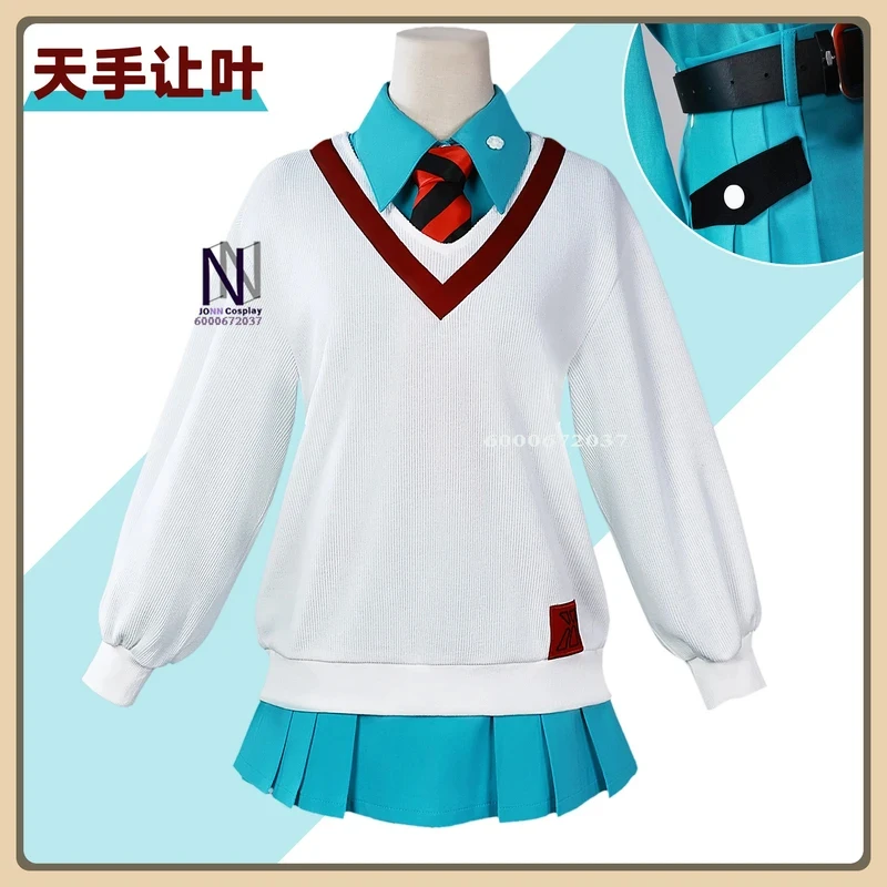 

ABC123Hot Amano Jeanne Role Playing School Uniform + Embroidered Badge Full Set High Quality Cosplay Costume (Fex,3;b'2.