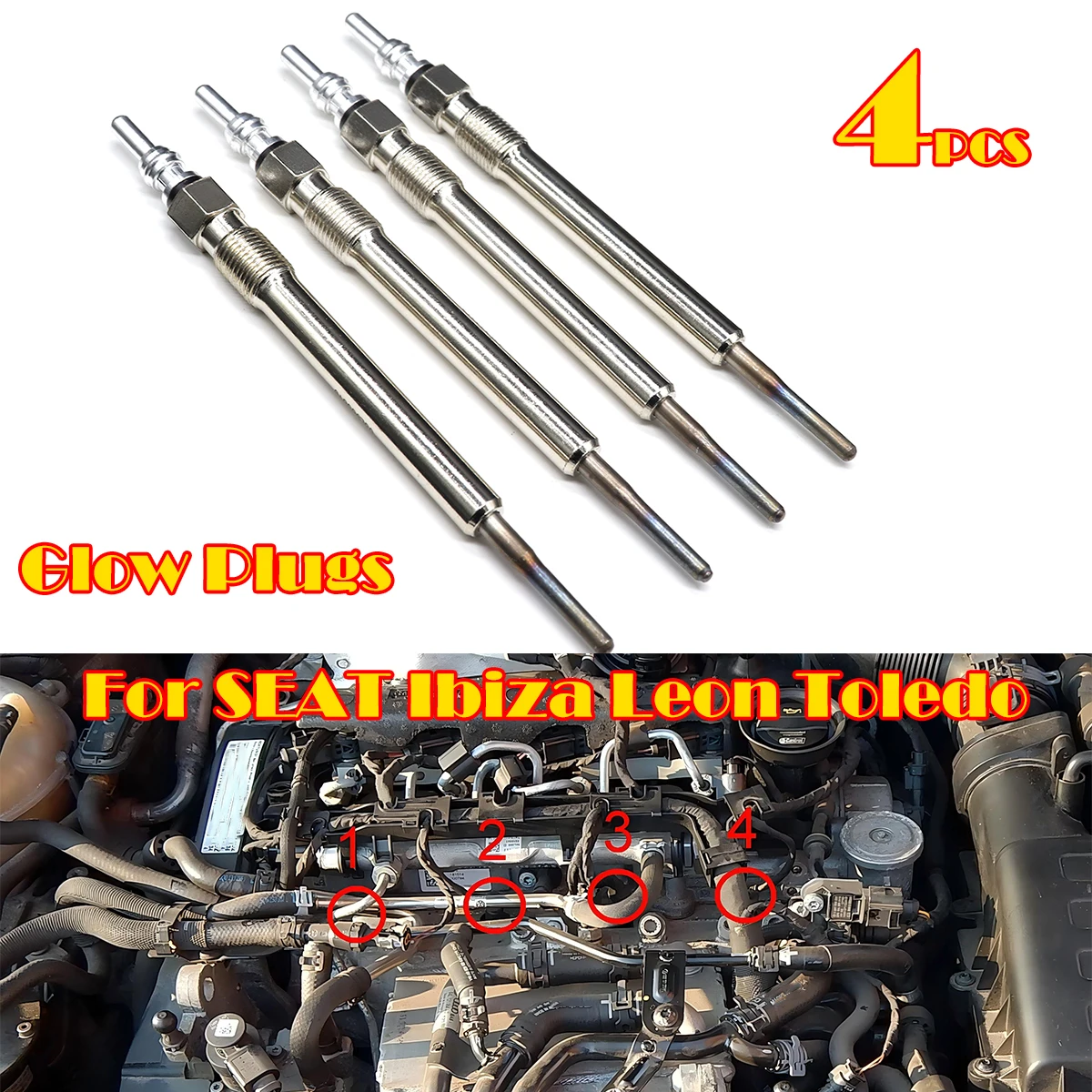 4PCS Diesel Heater … - image