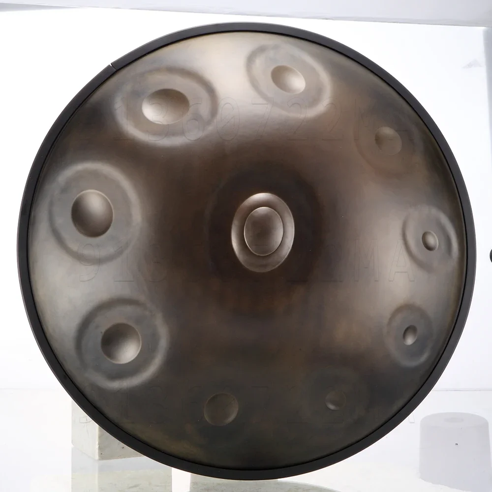 

High Quality D Minor Handpan Drum 9/10 Note 22 Inch 440Hz Hand Drum Yoga Meditation Music Drum Instrument Gift Steel Tongue Drum