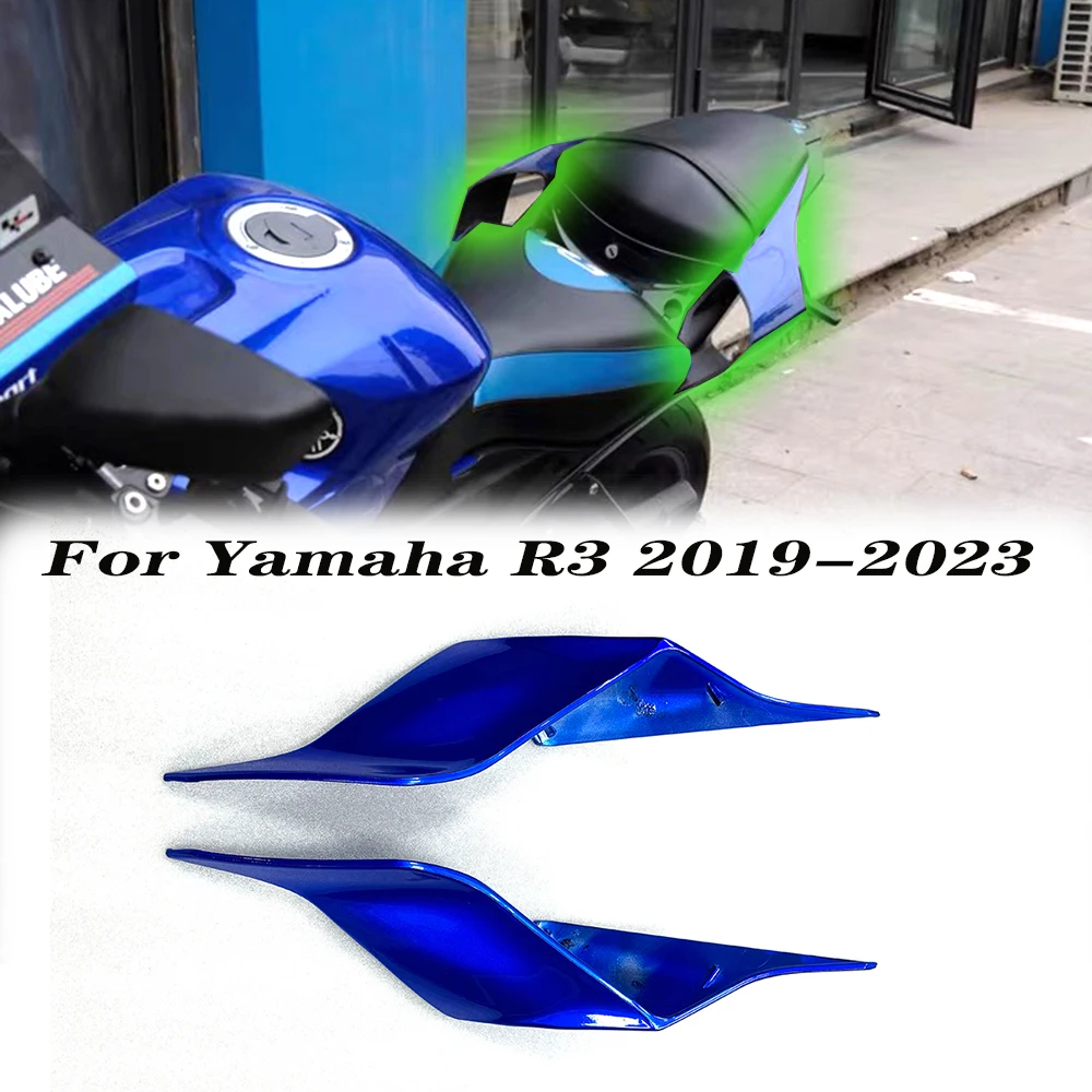 

For YAMAHA YZF-R3 YZFR3 Motorcycle rear fairing Rear spoiler wing New modified side wings 2019-2023