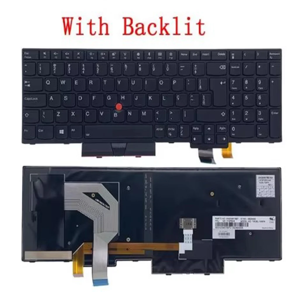 Teclado para Lenovo Thinkpad T570 T580 P51S P52S Brasil BR Layout