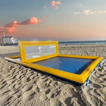 

Commercial Adult Group Building Game Outdoor Competitive Game Inflatable Volleyball Court Portable Volleyball Pool